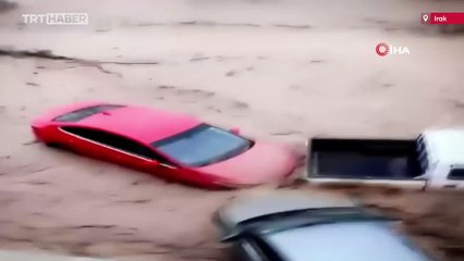 Irak'ta selde can kaybı 4'e yükseldi, 8 kentte tatil ilan edildi