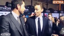 Red Carpet Thor 2  Tom Hiddleston vs Zachary Levi