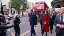 Support London Poppy Day  Duke and Duchess of Cambridge travel by bus