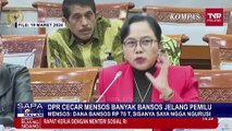 Dicecar DPR Soal Bansos Jelang Pemilu, Mensos Risma: Dana Bansos Rp 78 T, Sisanya Saya Ngga Ngurusi