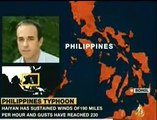 Video del paso del Tifón Haiyan con vientos de 250 MPH azotando Filipinas