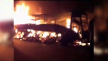 Incendio en Autobus de la India mata a 40 Personas