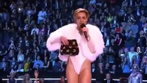MTV EMA 2013  Miley Cyrus Smoking WEED For Wins BEST VIDEO