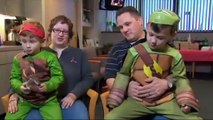 Raw  Ninja Turtle Kid Saves the Day and Helps His Mom Survive Cancer