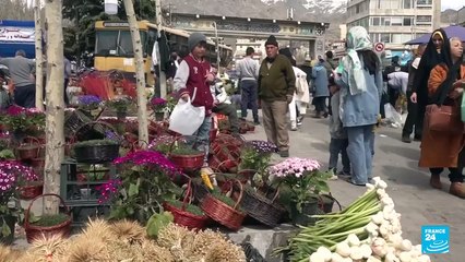 Irán: los musulmanes celebran la llegada del año nuevo persa