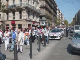 France Gamerre , Marche Blanche à Marseille