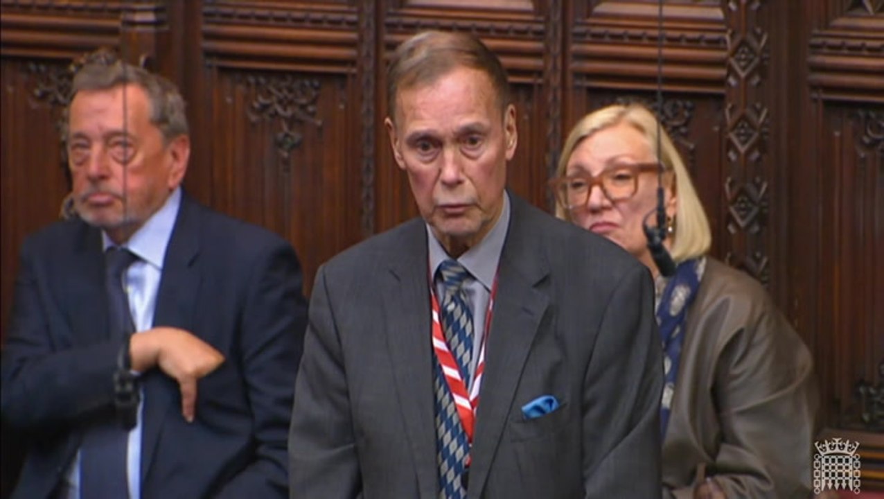 Lords erupts as peer says he ‘did not report wife’s stolen credit card as thief spent less than her’