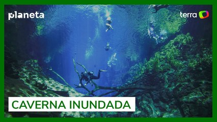 Conheça a 7ª caverna inundada mais profunda do Brasil