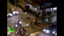 El caos en las calles de Argentina entre Personas y Policias