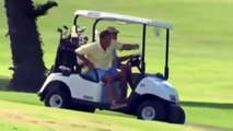 EEUU El presidente Barack Obama goza de una ronda de golf en vacaciones en Hawai