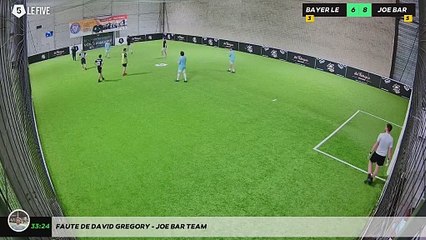 Faute de David Gregory - JOE BAR TEAM