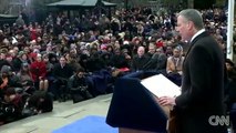 New Yorks 109th Mayor  Bill Clinton Swears In Bill De Blasio