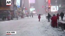 Tormenta de invierno trae hasta 2 pies de nieve en Boston
