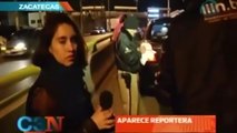 Reaparece con vida periodista desaparecida en Zacatecas