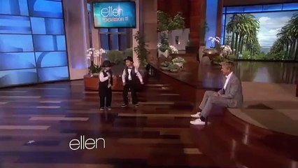 Elias and Zion Perform Gold Digger  Ellen