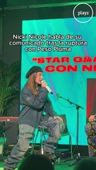 ¡Nicki Nicole cuenta su proceso luego de terminar su relación con Peso Pluma!