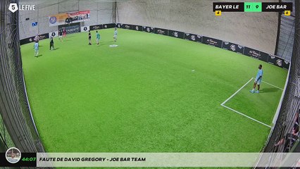 Faute de David Gregory - JOE BAR TEAM