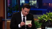 Jay Leno Show  Jimmy Fallon Thank You Notes To Jay