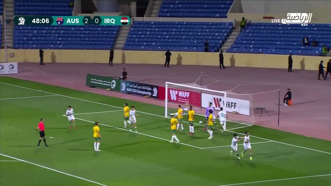 بطولة غرب اسيا لكرة القدم تحت 23 سنة أستراليا - الأولمبي العراق - تحت 20هدف الاعب هلكرد قيس  2024-03-20