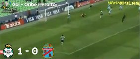 Santos Laguna vs Arsenal de Sarandi 1  0 Gol Hermoso Peralta  11022014