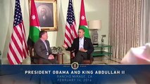 President Obamas   Bilateral Meeting with His Majesty King Abdullah II of Jordan