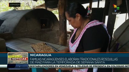 Download Video: Familias nicaragüenses siguen tradición de elaborar rosquillas a base de maíz