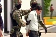 Presentacion de El Chapo Guzman ante autoridades mexicanas