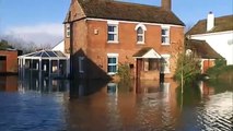 Inundaciones en Reino Unido Vista Aerea