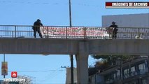 Con narcomantas Zetas celebran la detencion de El Chapo Guzmán
