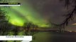 Auroras boreales iluminan los cielos de Noruega