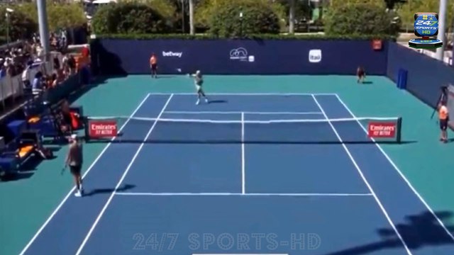Angry JAKUB MENSIK Avoided a Default after Hurling His Racket Toward a Ballboy at the Miami Open-