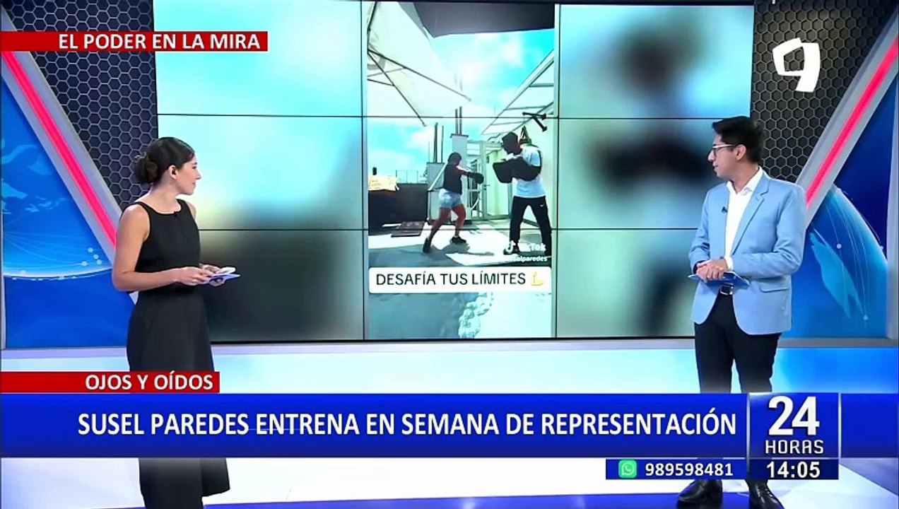 Congreso: Susel Paredes aprovecha semana de representación para practicar box