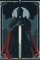 vector card back for a fantasy game, clean, flat, minimalist,Midjourney prompts
