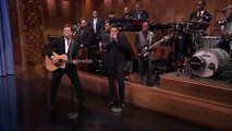 Russell Crowe and Jimmy Fallon Sing Folsom Prison Blues 2832014