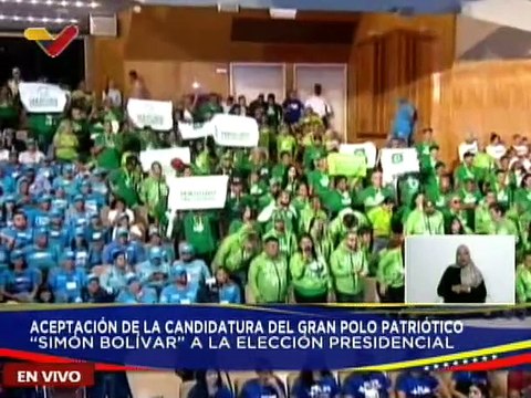 Partido Verde anuncia su apoyo al Pdte. Nicolás Maduro como candidato presidencial para el 28-J