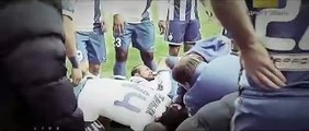 En Ucrania futbolista le salva la vida a rival tras caer noqueado por choque