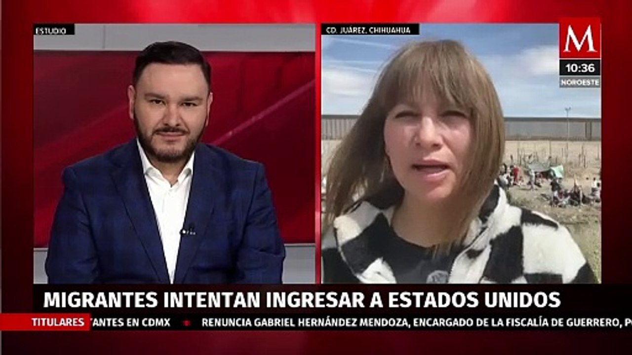 "Tenemos hambre": Migrantes insisten en la frontera con EU tras intentar derribar valla en Cd. Juárez