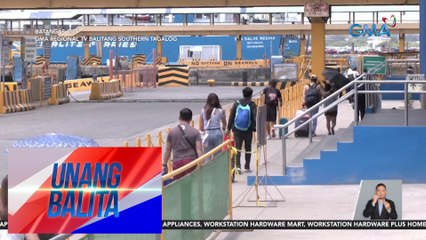 Batangas Port, ininspeksyon bilang paghahanda sa dagsa ng mga pasahero sa Semana Santa | UB