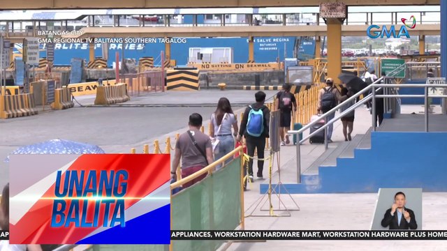 Batangas Port, ininspeksyon bilang paghahanda sa dagsa ng mga pasahero sa Semana Santa | UB