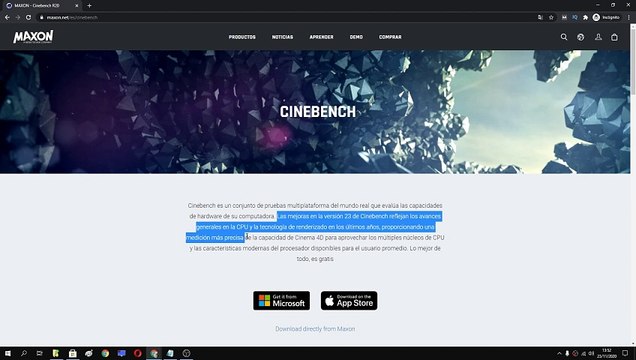 CINEBENCH R23 - Como SABER la PUNTUACIÓN de MI PC | PON a PRUEBA tu CPU y GPU