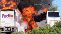 El norte de California accidente de autobús mata al menos a 9 Estudiantes