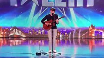 Britains Got Talent 2014    15 year old James Smith sings Nina Simones Feeling Good