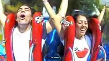Las más divertidas reacciones en el Slingshot de Six Flags México
