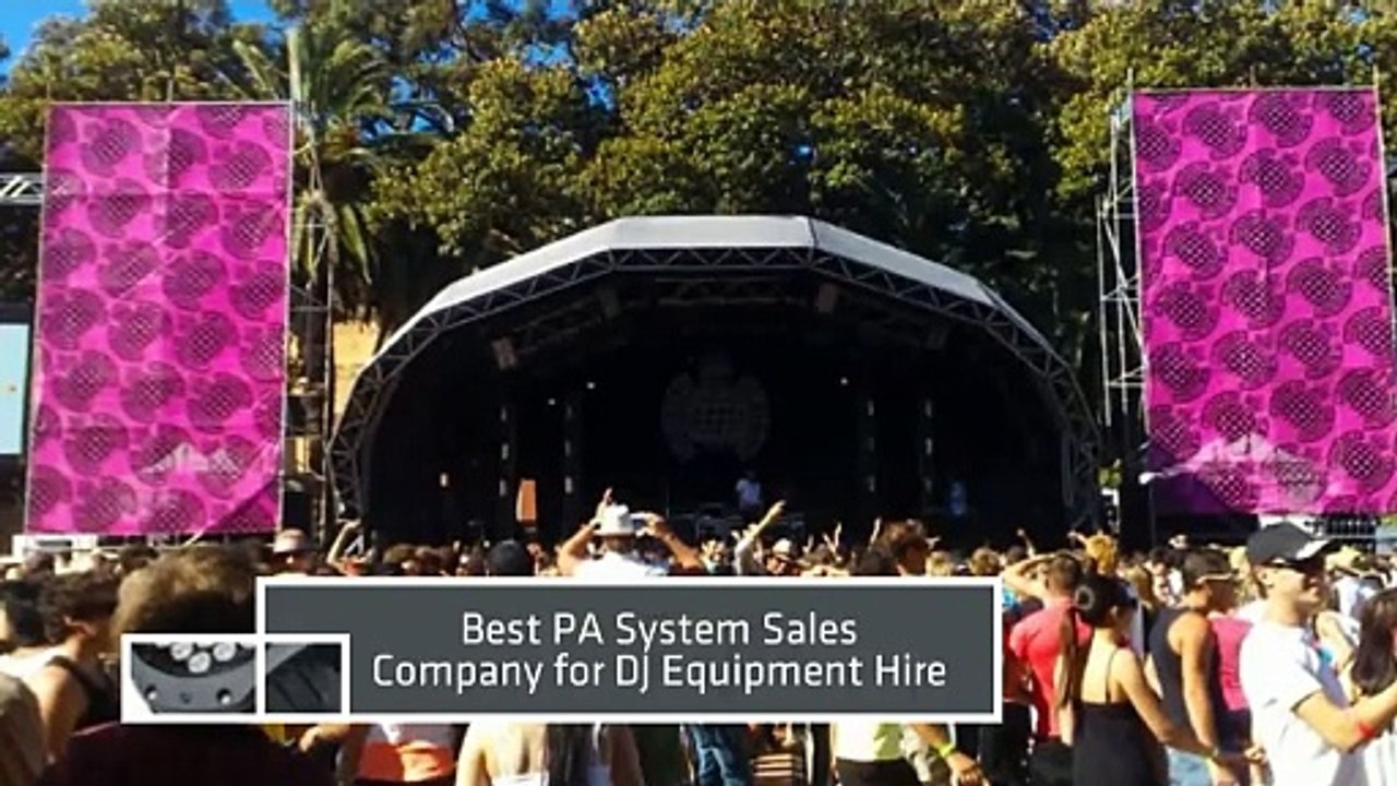 Best PA System Sales Company for DJ Equipment Hire in Perth Welshpool