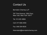 Hartley Bernstein  Law Attorney