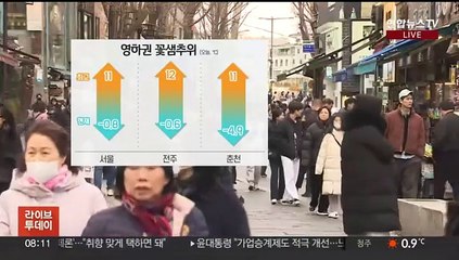 [날씨] 출근길 영하권 꽃샘추위…낮 기온 올라, 큰 일교차