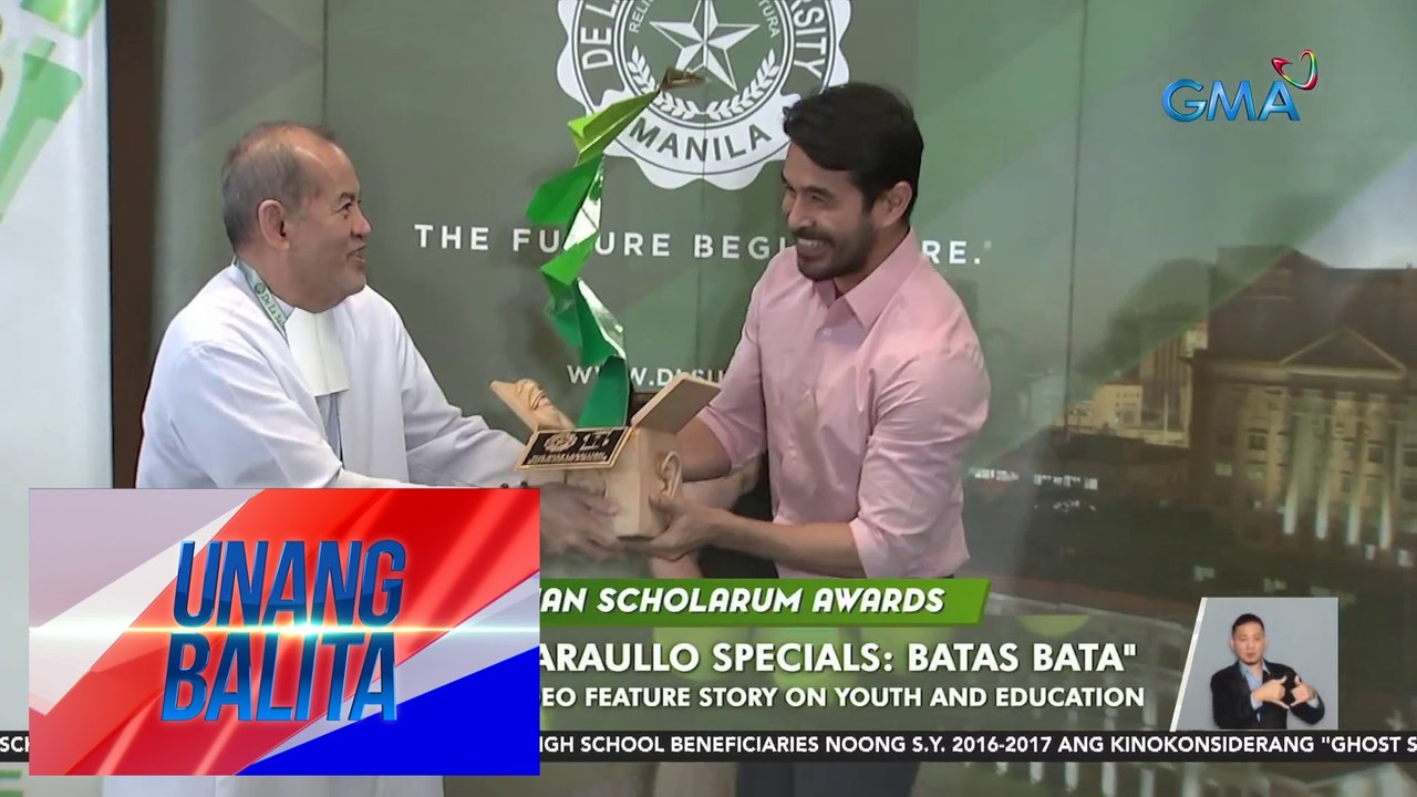 Ilang Kapuso personalities, kinilala sa 19th Lasallian Scholarum Awards ng De La Salle University Manila | UB