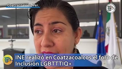 INE realizó en Coatzacoalcos el foro de Inclusión LGBTTTIQ+