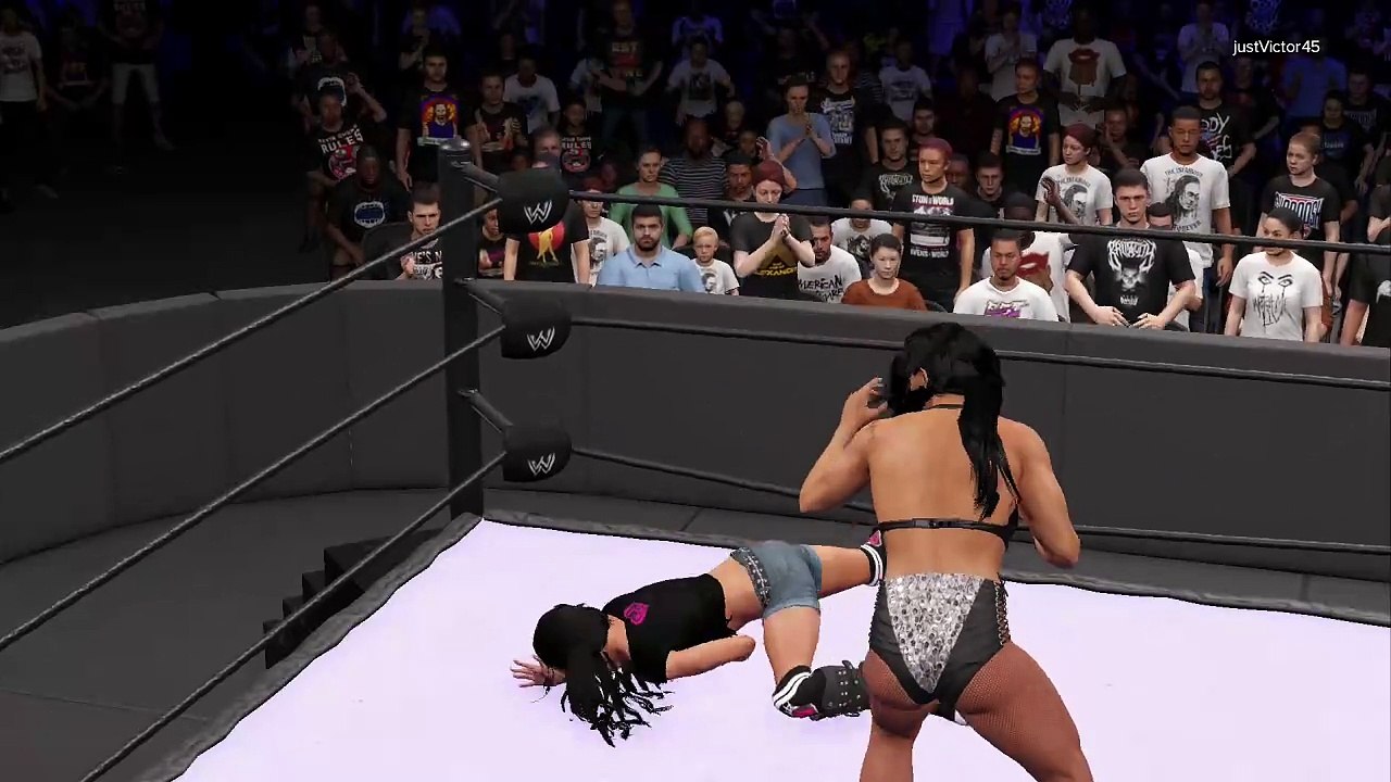 AJ Lee VS Chyna Sample