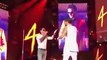 Maluma dueto conMarc Anthony cantan felices los 4